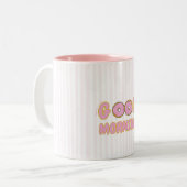 Joli Mug Café Matin Deux Tons Donut (Devant gauche)