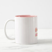 Joli Mug Café Matin Deux Tons Donut (Gauche)