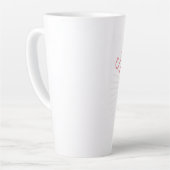 Joli mug de café d'été et grain de café (Angle gauche)