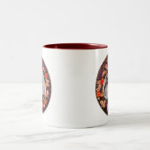Joli Mug Design Fleur de Pékinois (Centre)