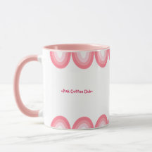 Joli Mug Féminin Rose Café