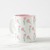 Joli Mug Fleur de Pivoine Prépa pour Maman (Devant gauche)