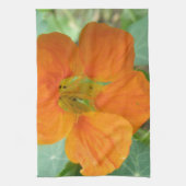 Joli Nasturtium Orange serviette de cuisine (Vertical)
