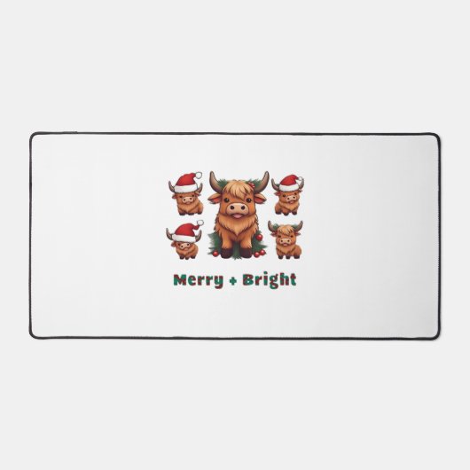 Joli Noël de vache Highland Joyeux et brillant, Sc (Recto)