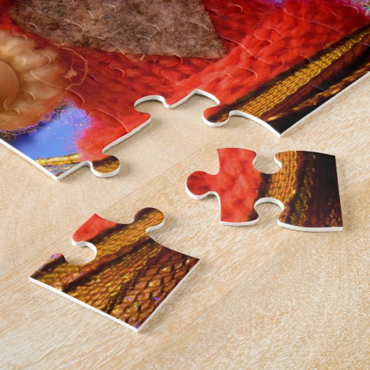 Joli Noël Elfes Ornement Jigsaw Puzzle (Côté)