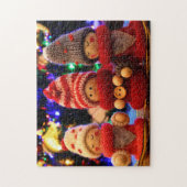 Joli Noël Elfes Ornement Jigsaw Puzzle (Vertical)