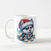 Joli Noël Husky Mug (Gauche)