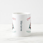 Joli Noël Kitten Illustration Café Mug (Centre)