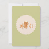 Joli Noël pour les enfants invitation de fête (Dos)