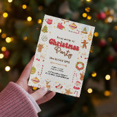 Joli Noël pour les enfants invitation de fête