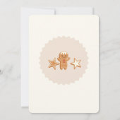 Joli Noël pour les enfants invitation de fête (Dos)