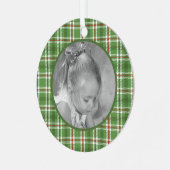 Joli Noël vert Jeu de Noël Jour de Noël Ornement p (Avant gauche)