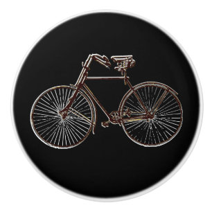 Joli noir de brun de traction de tiroir de bouton