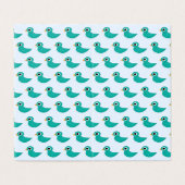 Joli oiseau bleu (Outside Unfolded)