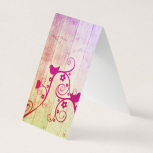 Joli Oiseau Vintage Tented Earrage Cartes d'affich