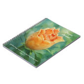 Joli Orange Bible Bible Verse Journal de prière (Côté gauche)