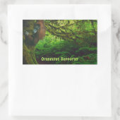 Joli Orangutan Jouer dans la Jungle Stickers (Sac)