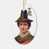 Joli ornement de fille de Gallois (Gauche)