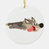 Joli ornement de loup de flotte (Devant)