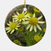 Joli ornement Fleur sauvage Jaune (Dos)