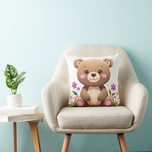 Joli Ours – Coussin pour Enfants Affectueux : Ours (Chaise)