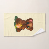 Joli Ours De Miel (Serviette à main)