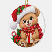 Joli ours en décoration de Noël (Gauche)