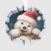 Joli ours polaire 3D (dos)
