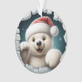 Joli ours polaire 3D (devant)