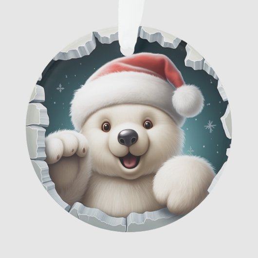 Joli ours polaire 3D (devant)