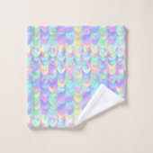 Joli PANIER DE SALLE DE BAINS Pastel Rainbow (Gant de toilette)