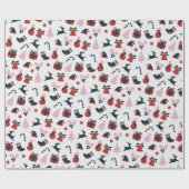 Joli papier cadeau de Noël (Plat)