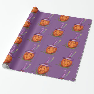 Joli papier cadeau d'Halloween