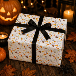 Joli papier cadeau Halloween pour la fête ou les f