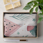 Joli papier de soie estival (Cadeau)