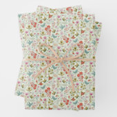 Joli papier d'emballage bleu (En situation)