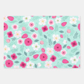 Joli papier d'enveloppement floral (Devant 2)
