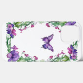 Joli papillon Art déco iPhone 13 Pro Max Coque (Verso (horizontal))