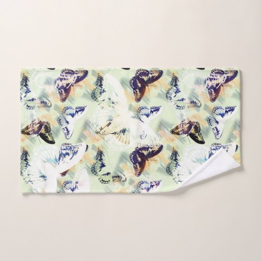 Joli papillon élégant (Serviette à main)