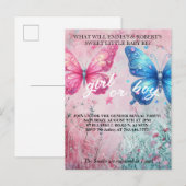 joli papillon Genre Revela Party Invitation (Devant / Derrière)