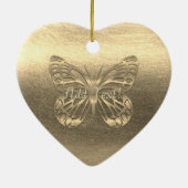 Joli Papillon Or Ajouter Ornement Texte (Dos)