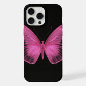 joli papillon rose iphone15 pro max coque (Verso)