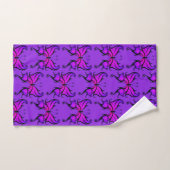 Joli Papillon Violet Elle (Serviette à main)