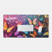 Joli Papillons Peinture Ethérée Personnalisée (Clavier et souris)