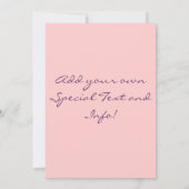 Joli papillons Vintages Invitations (Dos)