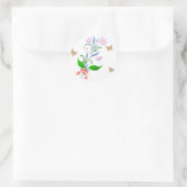 Joli paquet de fleurs et de papillons Stickers (Sac)