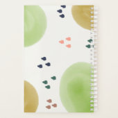 Joli Pastel Abstrait pinceau Trucs Monogramme (Dos)