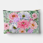 Joli Pastel Aquarelle Florale Sac cosmétique (Verso)