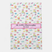 Joli Pastel Macaron Serviette de cuisine (Vertical)