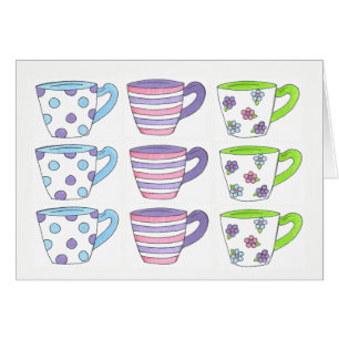 Joli Pastel Tea Party Polka Dot Flower